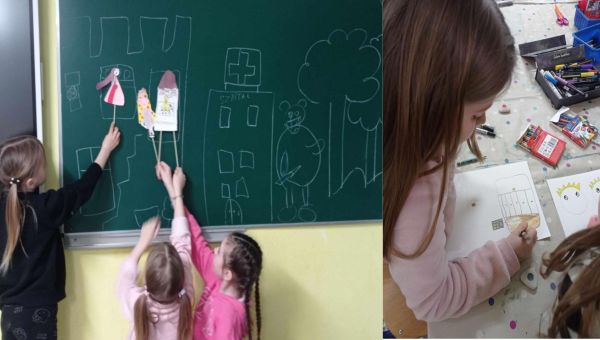 Twórcze dzieciaki grupa I i oczywiście zabawa w teatrzyk!